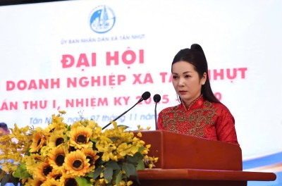 Bà Lê Đinh Xuân Ngọc được bầu làm Chủ tịch Hội Doanh nghiệp xã Tân Nhựt khóa I, nhiệm kỳ 2025–2030