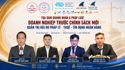 Gặp gỡ chuyên gia tại Tọa đàm Doanh nhân & Pháp luật tháng 8/2026
